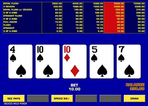 video poker strategy generator wizard.